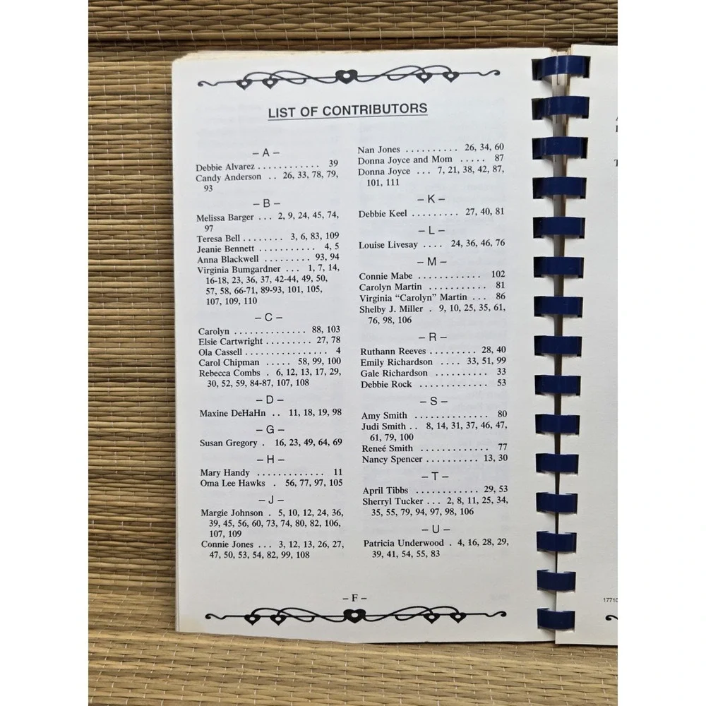 Calvary Baptist Church Cookbook King, North Carolina 2003 Local Contributors